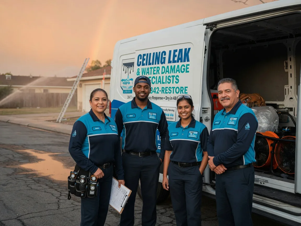 Ceiling Leak Cleanup company in Santa Margarita, CA